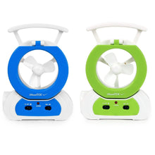 Load image into Gallery viewer, Desk Cooling Fan with 180 Degree Adjustable LED Lamp
