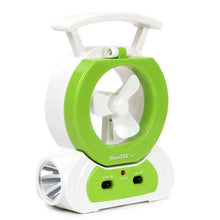 Load image into Gallery viewer, Desk Cooling Fan with 180 Degree Adjustable LED Lamp