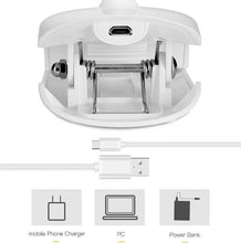 Load image into Gallery viewer, Desk Lamp USB Led Table Lamp 14 LED Table Lamp with Clip Bed Reading Book Light LED Desk Lamp Table Touch 3 Modes Blue Decorative Table Lamp Cute Study Lamps for Bedroom Décor