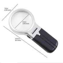 Load image into Gallery viewer, Desktop Handheld Magnifier Two-way Magnifying Mirror Foldable