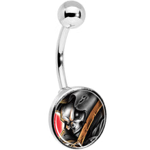 Load image into Gallery viewer, Wake the Dead Grim Reaper Halloween Belly Ring