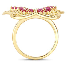 Load image into Gallery viewer, 3.08 Carat Genuine Ruby .925 Sterling Silver Ring