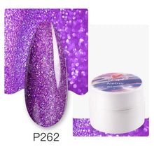 Load image into Gallery viewer, Diamond Gel Nail Polish 5ML Permanent Varnish Painting UV Manicure Reflective Sparkling Luxury Design Nail Gels for Women and Girls