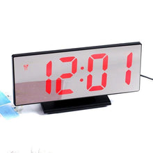 Load image into Gallery viewer, Digital Alarm Clock Alarm Clocks Adjustable Volume Alarm Clock for Bedroom Electronic 7 Inch Number Desktop Alarm Clocks For Kids Bedroom LED Screen for Kids Bedroom Temperature Snooze Function Desk Table Clock LED Clock Electronic Watch Table