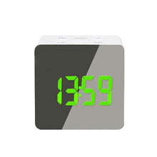 Load image into Gallery viewer, Digital Alarm Clock Desk Table Clock 3 Alarm Sounds Adjustable Volume Easy Digital Alarm Clock for Kids and Adults Compact Desk & Shelf Clocks for Bedroom Curved LED Screen Alarm Clocks For Kid Bedroom Temperature Snooze Function Home Decor Watch
