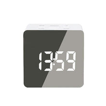 Load image into Gallery viewer, Digital Alarm Clock Desk Table Clock 3 Alarm Sounds Adjustable Volume Easy Digital Alarm Clock for Kids and Adults Compact Desk & Shelf Clocks for Bedroom Curved LED Screen Alarm Clocks For Kid Bedroom Temperature Snooze Function Home Decor Watch