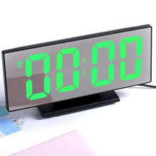 Load image into Gallery viewer, Digital Alarm Clock LED Digital Display Dual Alarm with USB Charger Port 0-100 Dimmer for Seniors Simple Bedside Big Number Alarm Clocks for Bedrooms LED Mirror Electronic Alarm Clocks Large LCD Display Digital Table Clock with Calendar Temperature
