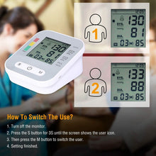 Load image into Gallery viewer, Digital Arm Blood Pressure Monitor