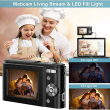 Load image into Gallery viewer, Digital Baby Camera 1080P 48MP with 32GB SD Card