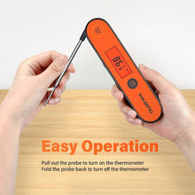Load image into Gallery viewer, Digital BBQ Thermometer IHT-1P Kitchen Utensil Tools Waterproof BBQ Meat Thermometer For Cooking Food Kitchen Candy Thermometer Calibration Magnet Backlight For Grill Smoker Kitchen Rechargeable Thermometer With Backlight & Calibration