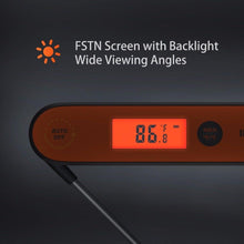 Load image into Gallery viewer, Digital BBQ Thermometer IHT-1P Kitchen Utensil Tools Waterproof BBQ Meat Thermometer For Cooking Food Kitchen Candy Thermometer Calibration Magnet Backlight For Grill Smoker Kitchen Rechargeable Thermometer With Backlight & Calibration