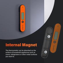 Load image into Gallery viewer, Digital BBQ Thermometer IHT-1P Kitchen Utensil Tools Waterproof BBQ Meat Thermometer For Cooking Food Kitchen Candy Thermometer Calibration Magnet Backlight For Grill Smoker Kitchen Rechargeable Thermometer With Backlight & Calibration