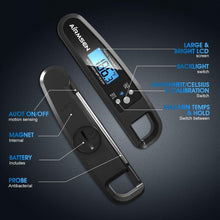 Load image into Gallery viewer, Digital Kitchen Food Thermometer For Meat Water Milk Cooking Oven Cooking Food Min Max Thermometer Magnetic Waterproof with Backlight for Adults Kitchen Grill Steak Out Food Probe BBQ Electronic Oven Thermometer Kitchen Tools