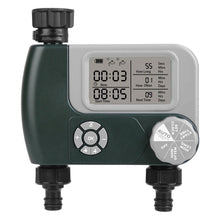 Load image into Gallery viewer, Digital Programmable Sprinkler Timer with 2 Outlet Zones