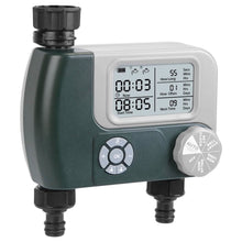 Load image into Gallery viewer, Digital Programmable Sprinkler Timer with 2 Outlet Zones