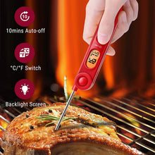 Load image into Gallery viewer, Digital Read Meat Thermometer Best Waterproof Thermometer for Kitchen Cooking Food BBQ Grill And Oil Deep Fry Candy Kitchen Cooking Food Thermometer With Backlight Magnet For Deep Fry Grill Smoker Thermometer