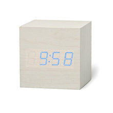 Load image into Gallery viewer, Digital Wooden LED Alarm Clock Wood Retro Glow Clock Digital Alarm Clock, with Wooden Electronic LED Time Display 3 Dual Plus Alarm Cubic Small Mini Wood Made Electric Clocks for Desktop Table Decor Voice Control Snooze Function Desk Tools