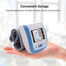 Load image into Gallery viewer, Digital Wrist Blood Pressure Monitor Heart Rate Pulse Meter Measure