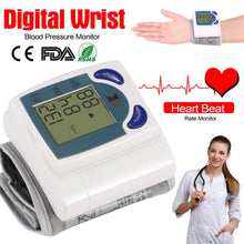 Load image into Gallery viewer, Digital Wrist Blood Pressure Monitor