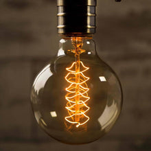 Load image into Gallery viewer, Dimmable Light Bulb Retro Vintage Edison Bulb Incandescent Ampoule Bulbs Vintage Edison Lamp Retro Light Vintage Bulbs Modern Style Square Spiral Filament Incandescent Light