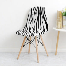 Load image into Gallery viewer, Dining Chair Cover Lounge Armless Chair Protector Stretchable Slipcovers for Dining Room Living Room Seat Cover For Shell Chair Washable Removable Armless Shell Chair Cover And Home Hotel Slipcover Seat Case