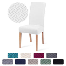 Load image into Gallery viewer, Dining Room Chair Cover Spandex Elastic Stretch Slipcover for Chairs Kitchen Hotel And Anti dirty Washable Removable Armless Shell Chair Cover Dining Room Chair Slipcovers Dining Chair Covers Parsons Chair