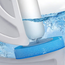 Load image into Gallery viewer, Disposable Toilet Brush With Cleaning Liquid Wall-Mounted Cleaning Tool For Bathroom Replacement Brush Head Accessories Wall Toilet Brush And Holder Set Flexible Toilet Bowl Cleaner Brush With Silicone Bristles Bendable Brush Head To Clean Toilet Corner