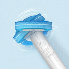 Load image into Gallery viewer, Disposable Toilet Brush With Cleaning Liquid Wall-Mounted Cleaning Tool For Bathroom Replacement Brush Head Accessories Wall Toilet Brush And Holder Set Flexible Toilet Bowl Cleaner Brush With Silicone Bristles Bendable Brush Head To Clean Toilet Corner