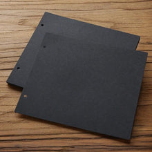 Load image into Gallery viewer, DIY Photo Albums Wedding Photo Scrapbook 20Pages Cover Self Adhesive Scrapbook Album Case Binding Hardcover Craft Blank Black Page Wedding and Anniversary Family Photo Album