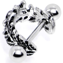 Load image into Gallery viewer, 16G 1/2 Clear Gem Floral Wreath Cuff Cartilage Earring