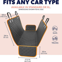 Load image into Gallery viewer, Dog Rear Seat Cover Protector Waterproof Anti-Scratch Anti-Slip Hammock