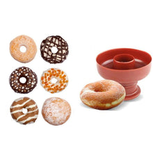 Load image into Gallery viewer, Donut Mold Dessert Fondant Cakes Mold Non-toxic Handmade Sweet Food Bakeware Baking Dish Cookie Cake Tools Donut Cake Maker Mold Donut Mold Non-Stick Bakery Doughnut Cutter Maker Mold Donut Cake Maker Mold Donut Mold Non-Stick Bakery Donut