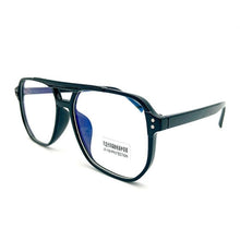 Load image into Gallery viewer, Double Beam Anti Blue Light Glasses Frame Women Men Anti Eyestrain Computer Reading TV Glasses Stylish Frame Anti Glasses Men And Women Retro Big Frame Myopia Eyeglasses Oversized Mirror Frame