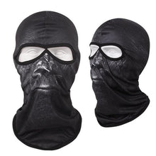 Load image into Gallery viewer, Double Eye Hole Animal Head Hat Horror Role-Playing Full Face Mask Riding Hunting Balaclava Sweat-Absorbent And Breathable Scarf Dustproof Headgear Unisex Cycling Equipment Racing Breather Mask Tactical Airsoft Cap Scarf Mask Ski Hat Spring Summer For Men