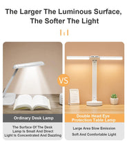 Load image into Gallery viewer, Double Lamp Cap Led Foldable Reading Lamp For Children's Mobile Phone Bracket Desk Study Light Free Shipping Bedroom Table Lamps Decorative Table Lamp Cute Study Lamps for Bedroom Décor
