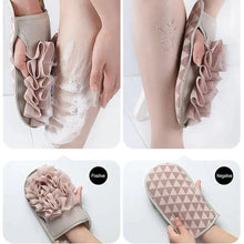 Load image into Gallery viewer, Double Sided 1PC Portable Scrub Bath Sponge For Shower Scrubber Body Cleaning Brush Elegant Gloves Shower Massage Towel Ball Bath Accessories