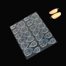 Load image into Gallery viewer, Double Sided False Nail Art Adhesive Tape Glue Sticker Tips Fake Nail Acrylic Manicure Gel Makeup Tool Self Adhesive Nail Glue Sticker for False Nail Tips Waterproof Breathable Jelly Gel Nail Tape Glue Stickers for False Nails Tips
