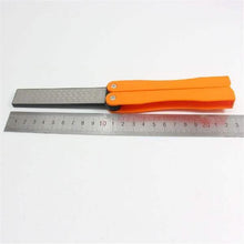 Load image into Gallery viewer, Double Sided Folded Pocket Sharpener Diamond Knife Sharpening Outdoor