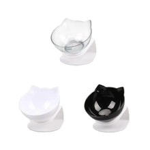 Load image into Gallery viewer, Double Transparent Non-slip Food Bowl With Protection For Cats Modern Kitten Food Bowl Pet Accessories