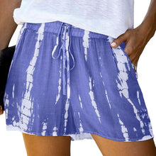Load image into Gallery viewer, Doublju Women's Loose Fit Comfortable Elastic Waist Band and Strap Casual Shorts