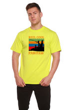 Load image into Gallery viewer, Real Cool Pawpaw Men's Bamboo Viscose/Organic Cotton Short Sleeve Printed T-Shirt