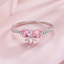 Load image into Gallery viewer, 925 Sterling Silver Plated White Gold 0.65cm Pendant Ring Size 6 for Women