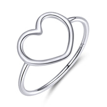 Load image into Gallery viewer, 925 Sterling Silver Plated Platinum Ring Size 6.0 for Women