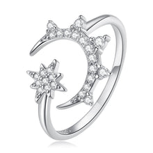 Load image into Gallery viewer, 925 Sterling Silver Pavé Setting CZ Ring