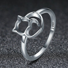 Load image into Gallery viewer, 925 Sterling Silver Ring Size 5.0 with Platinum Plating for Women