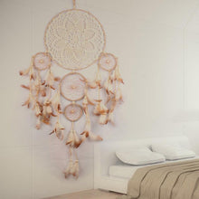 Load image into Gallery viewer, Dream Catcher Five-ring Wind Chime Ornaments Creative Indian Dream Catcher Bedroom Living Room Decoration Wall Hanging Home Ornaments Decoration Craft Gift