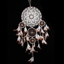 Load image into Gallery viewer, Dream Catcher Five-ring Wind Chime Ornaments Creative Indian Dream Catcher Bedroom Living Room Decoration Wall Hanging Home Ornaments Decoration Craft Gift