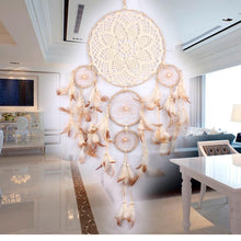 Load image into Gallery viewer, Dream Catcher Five-ring Wind Chime Ornaments Creative Indian Dream Catcher Bedroom Living Room Decoration Wall Hanging Home Ornaments Decoration Craft Gift