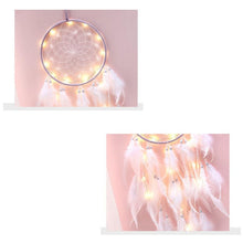 Load image into Gallery viewer, Dream Catcher Led Handmade Dream-catcher Traditional Feather Hanging Home Wall Decoration Night Dream Catchers Decor Ornament Wall Hanging Wind Chimes For Home Room Decoration