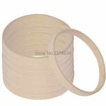 Load image into Gallery viewer, Dream Catcher Ring Round Bamboo Circle Embroidery Hoop Set Bamboo Circle Cross Stitch Hoop Ring Wind Chime DIY Hanging Accessories Wedding Wreath Decor Wall Crafts For Embroidery & Cross Stitch